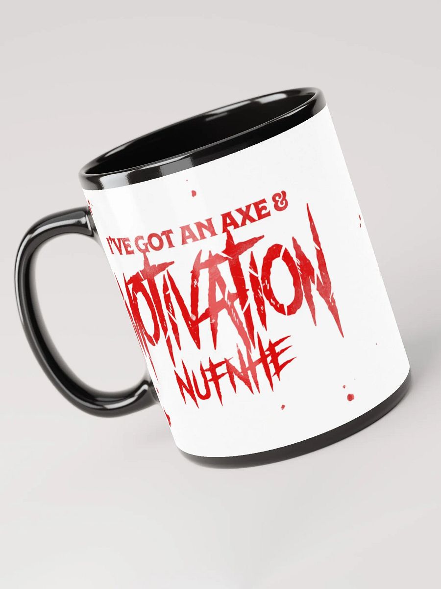 Axe Babe mug black outlines product image (4)