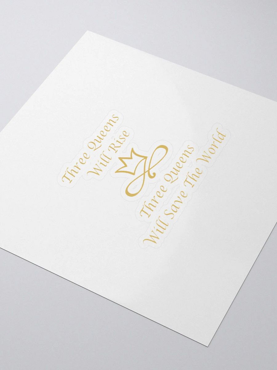 Three Queens Kiss Cut Stickers product image (3)