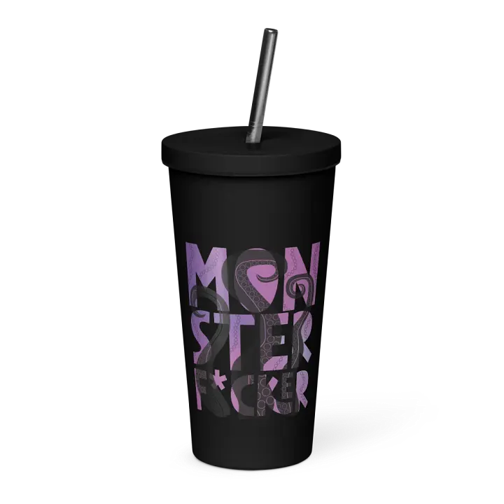 Monster F*cker Insulated Tumbler (Mauve - Censored) product image (1)