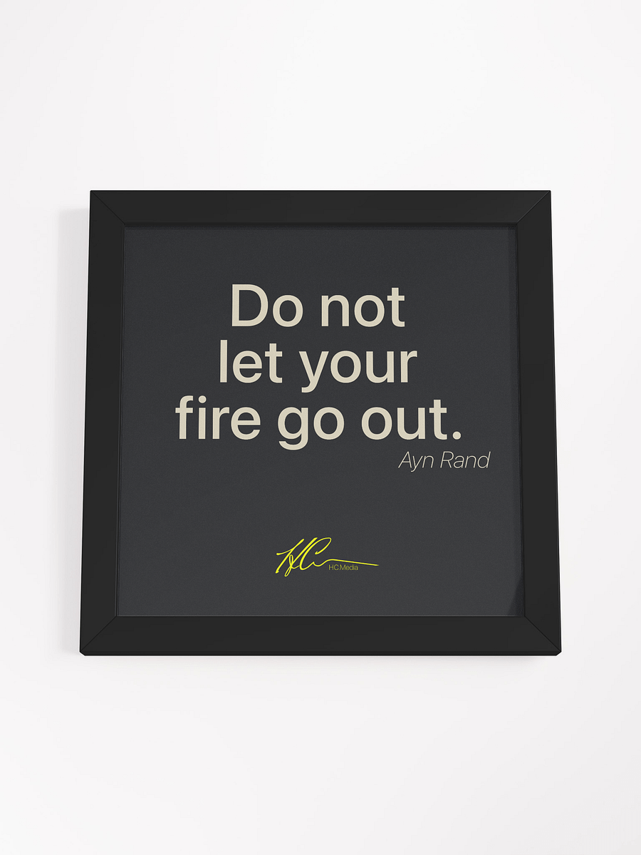 Ayn Rand Q2 - Framed Poster product image (4)