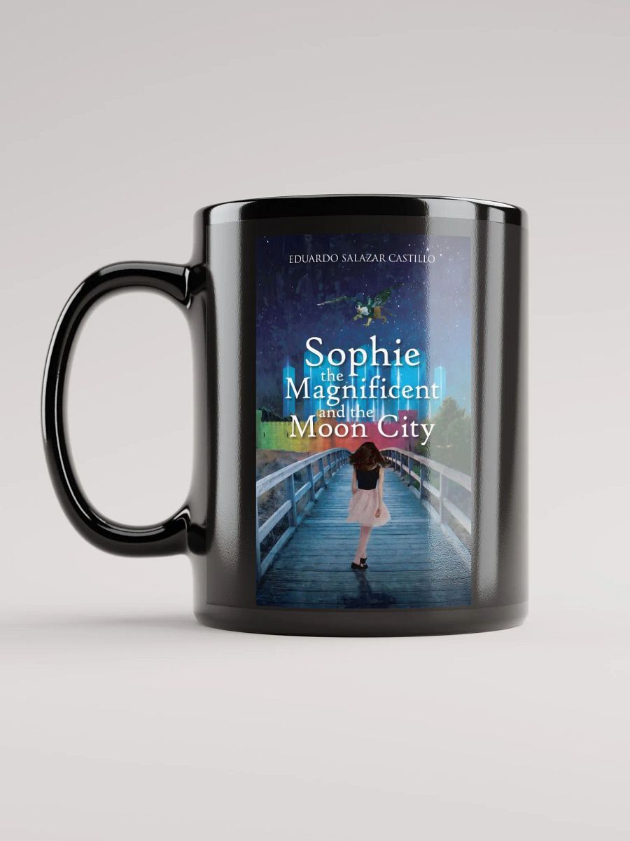 Sophie the Magnificent and the Moon City Glossy Black Mug product image (6)