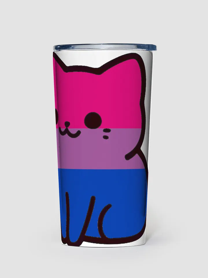 Bisexual Pride Kitty Tumbler Cup product image (1)