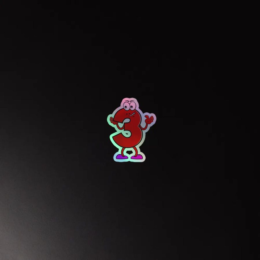 3- Holographic Sticker product image (4)