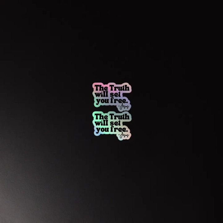 The Truth Will Set You Free Stickers product image (4)