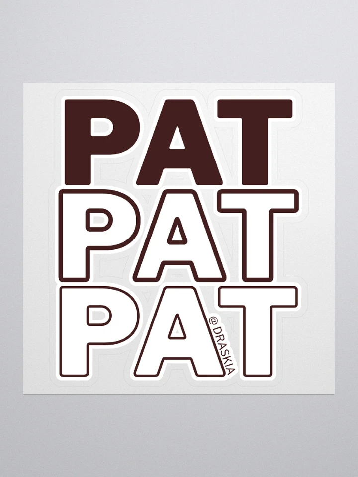 Pat pat pat Sticker product image (2)