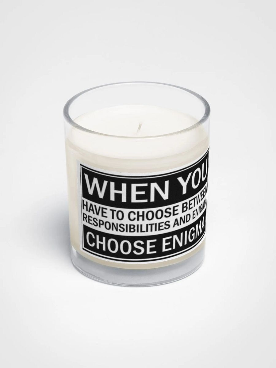 ENIGMAS relaxing soy candle product image (2)