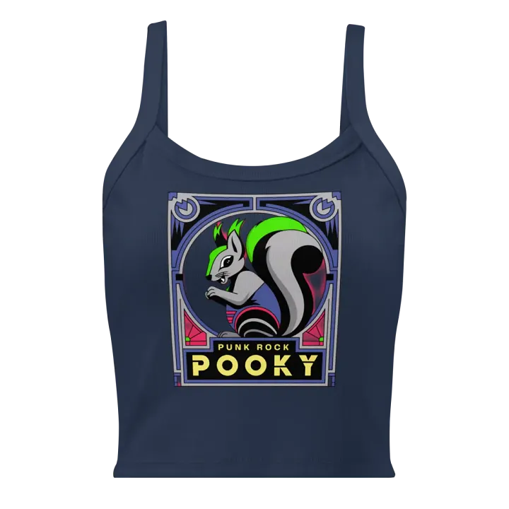 Neon Punk Squirrel Ribbed Tank product image (1)
