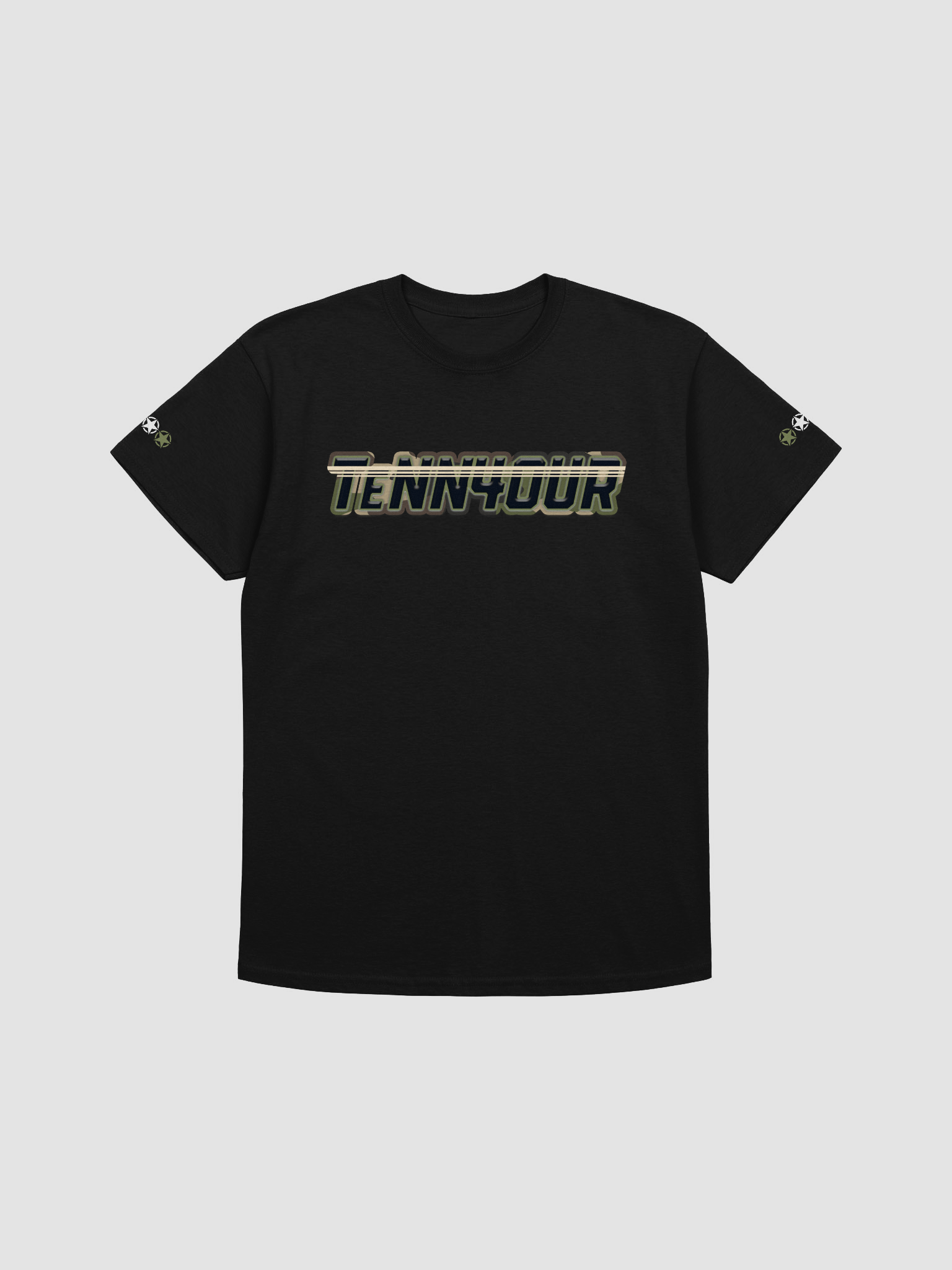 #TeNN4OURARMY T-Shirt - Camo & Black product image (3)