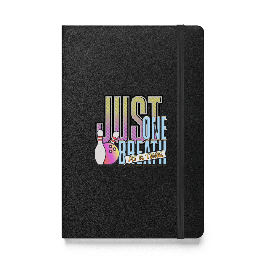 Just One Breath At A Time Bowling Hardcover Journal product image (1)