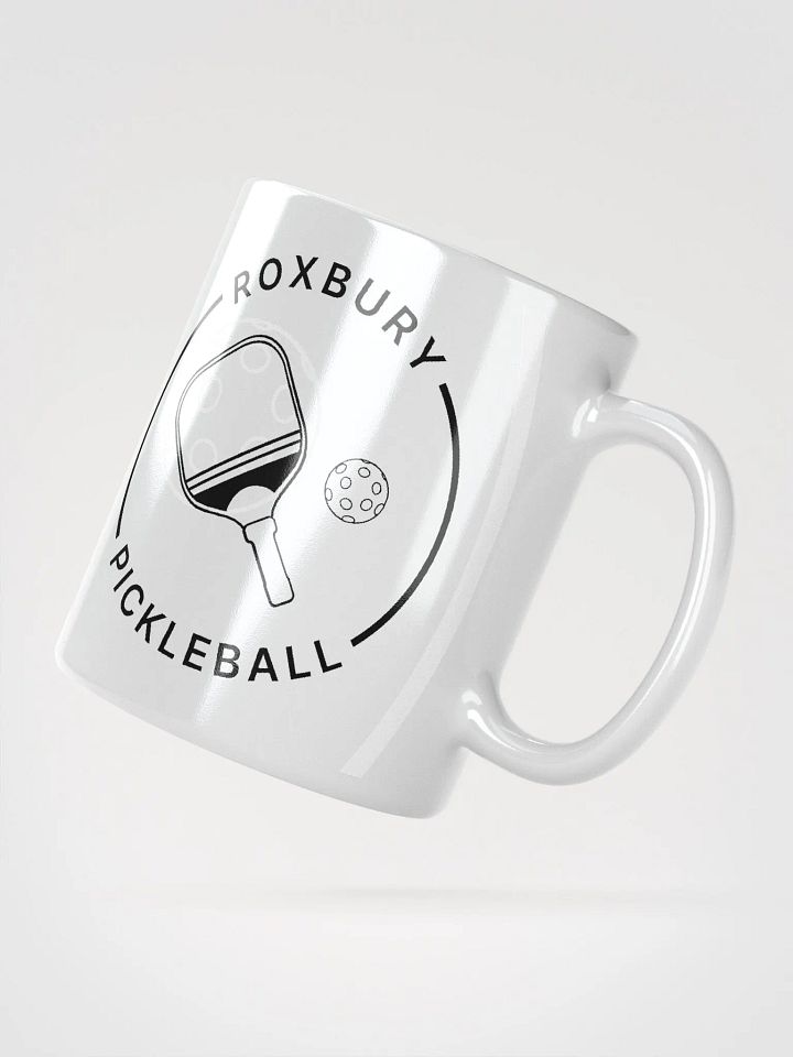 White Roxbury Pickleball Logo Mug product image (3)