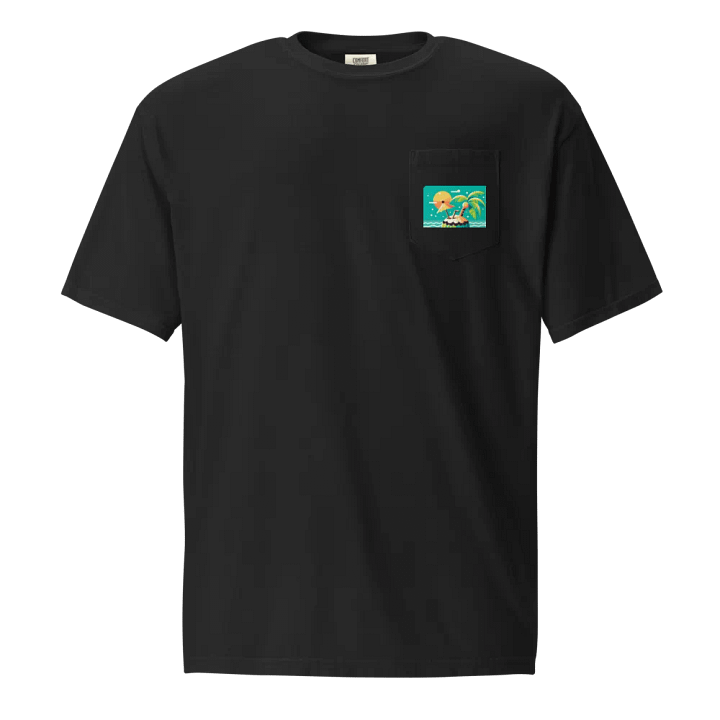 Tropical Coconut Dream Pocket Tee product image (1)
