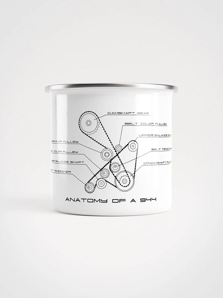 Anatomy of a 944 - 12oz. Enamel Mug product image (1)
