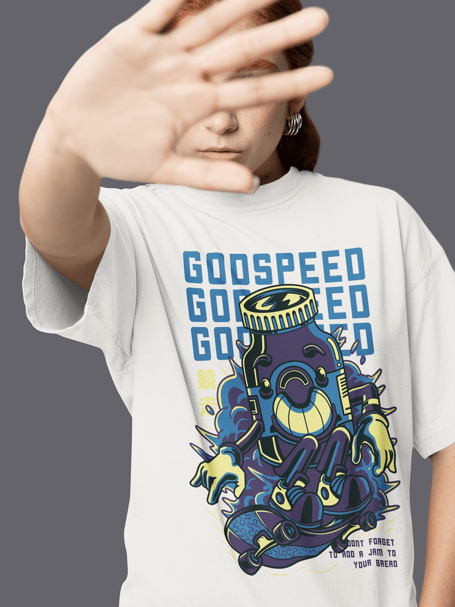 Godspeed Grooves Oversized T-Shirt product image (23)