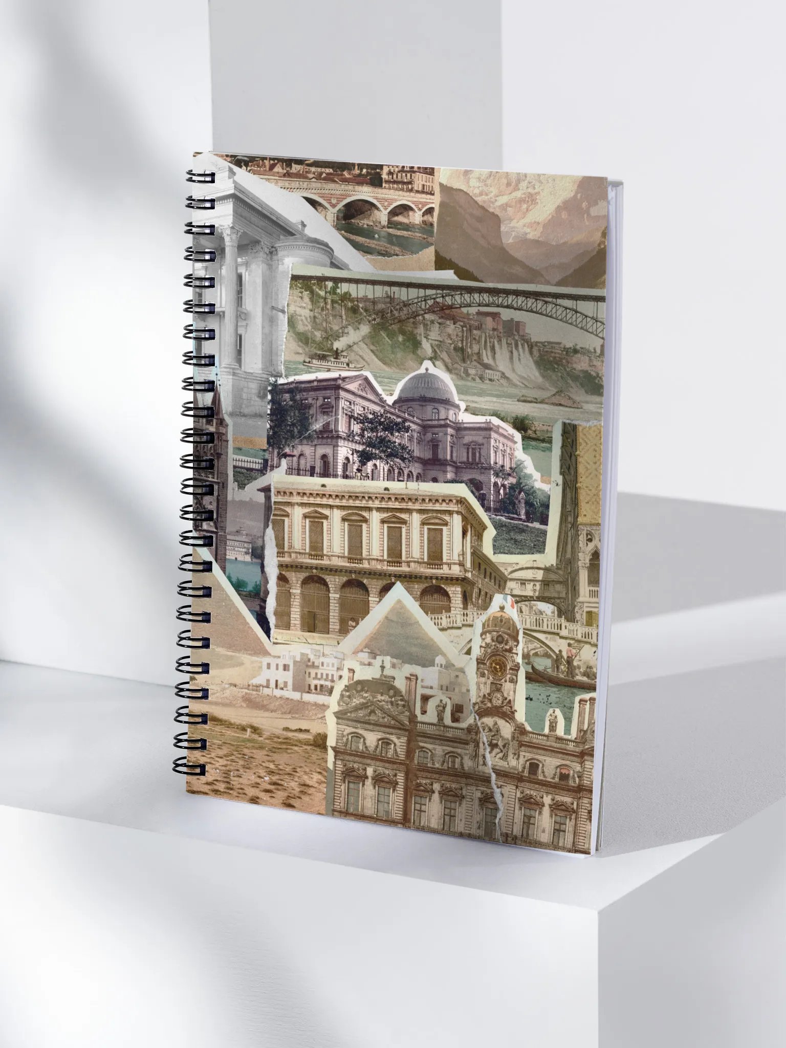Architectural Collage Spiral Notebook product image (4)
