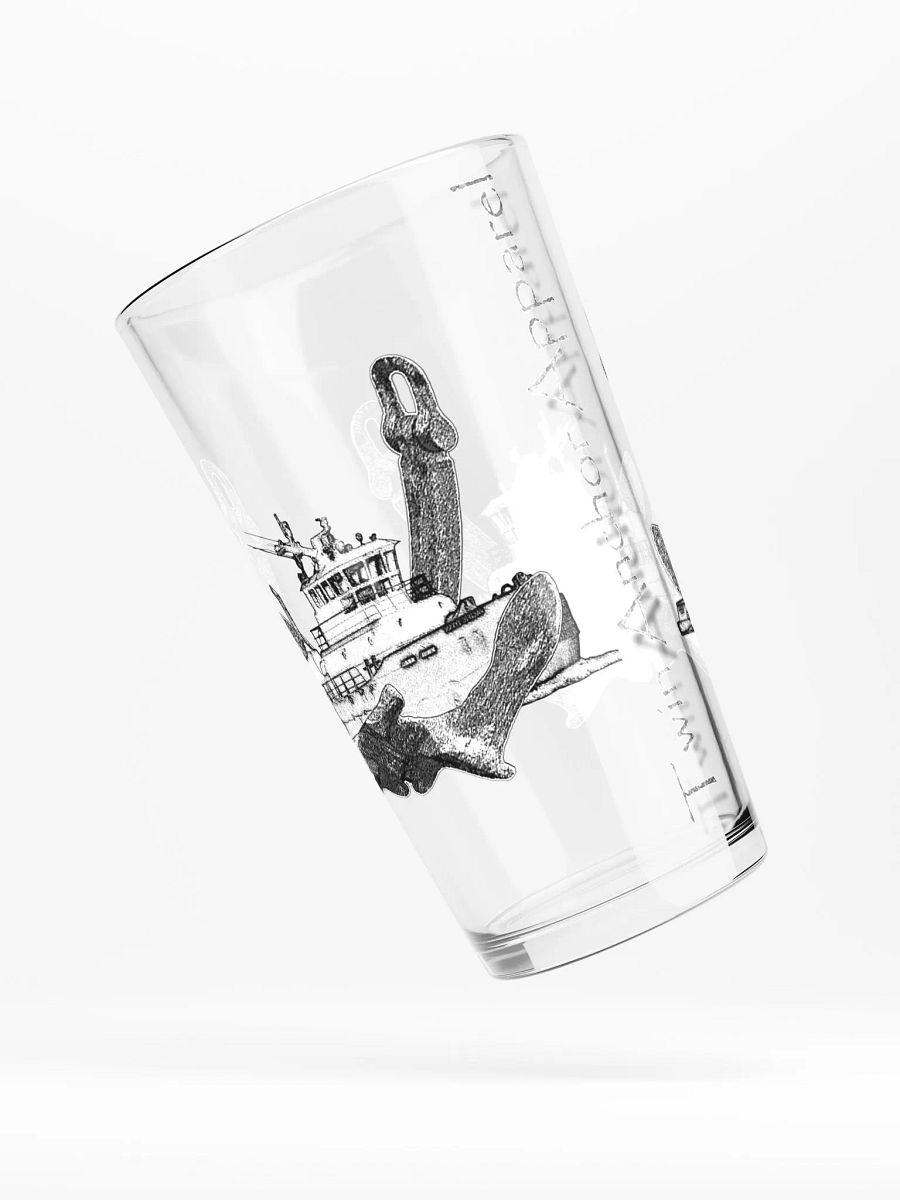 Twin Anchor Titan tug Sketch Pint Glass product image (4)