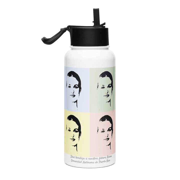 Botella deportiva - (diseño pop) Dios bendiga a nuestra futura Reina product image (1)