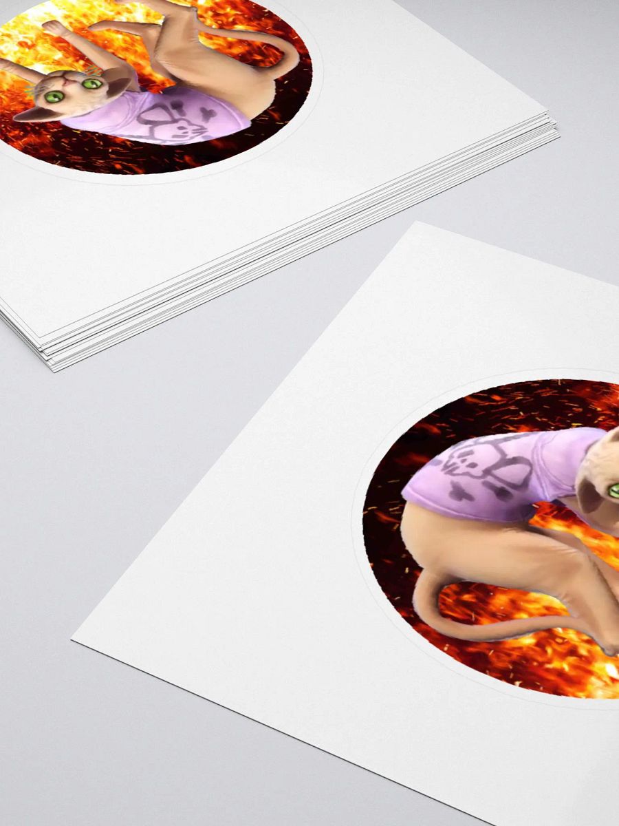 King Squishy Fire Sticker product image (4)