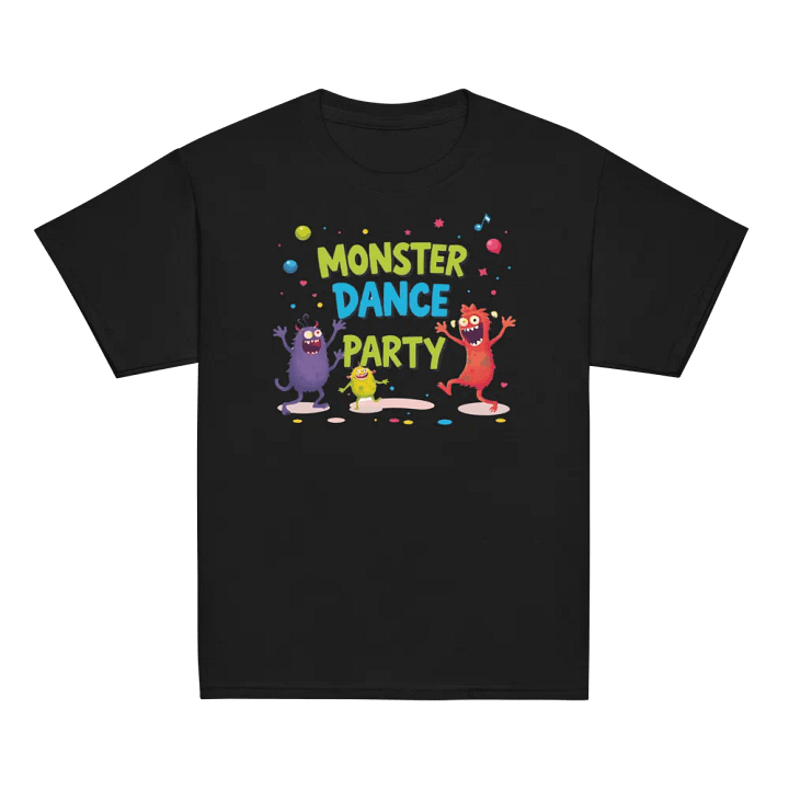 Monster Dance Party - Groovy Moves Kids Tee product image (2)