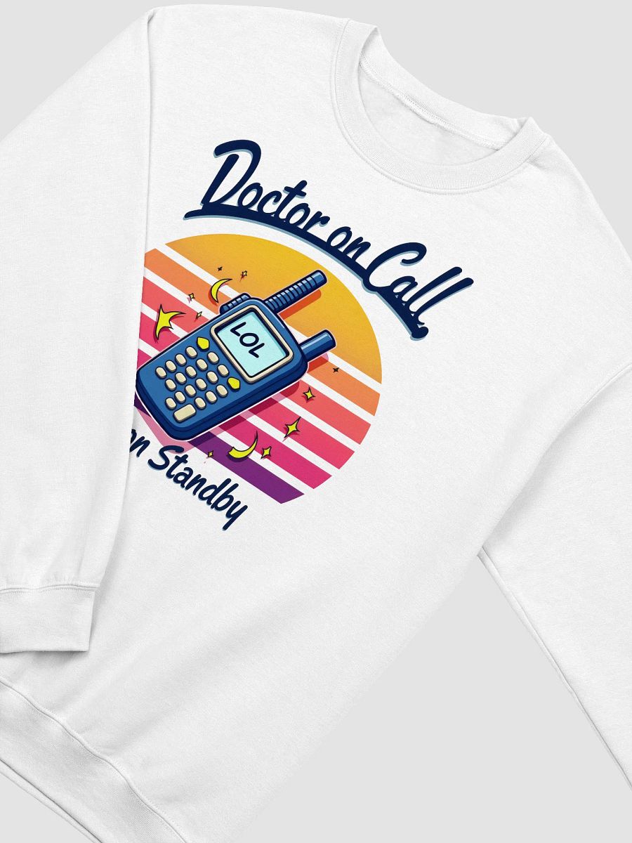 Doctor on Call LOL Pager Crewneck Sweatshirt product image (16)