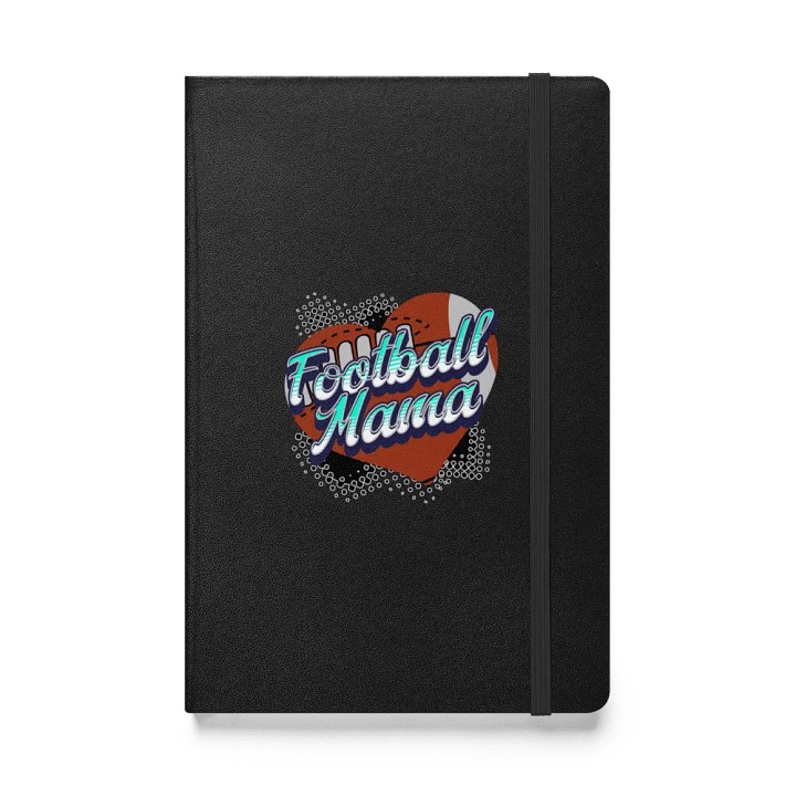 Mama Heart Football Hardcover Notebook product image (1)