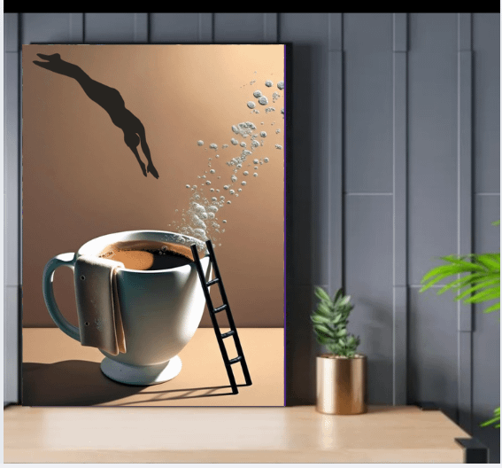 Coffee Diver Poster Wall Art product image (5)
