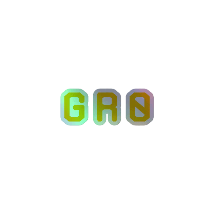 GRO (GOLDEN) STICKER product image (1)