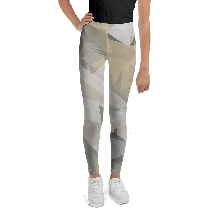 Geometric Mosaic Youth Leggings product image (1)