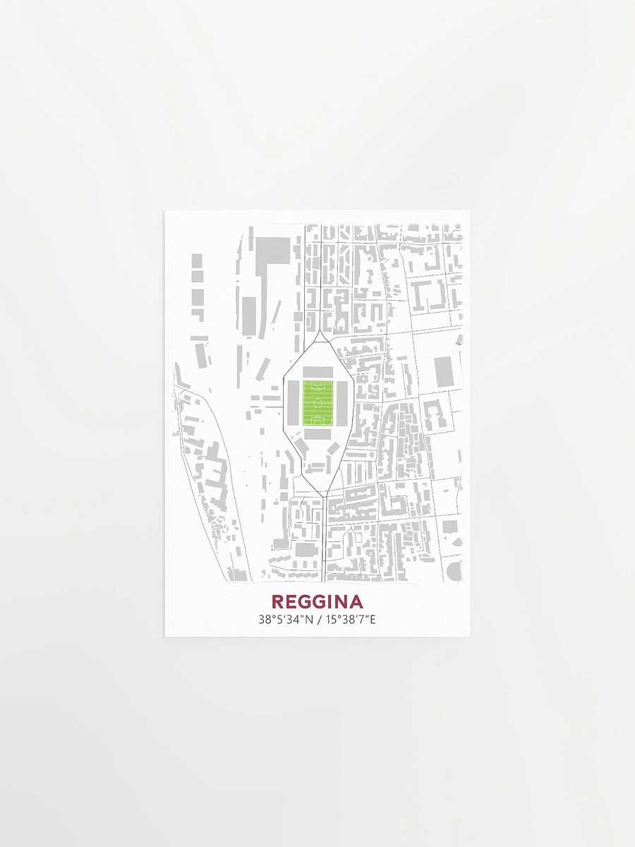 Reggina Stadium Map Design Poster product image (1)