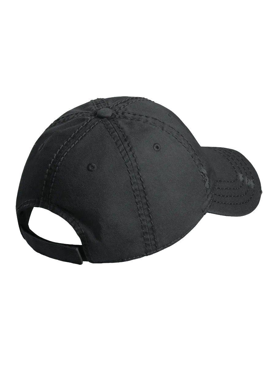 KOMPA DISTRESSED DAD HAT - BLACK product image (2)