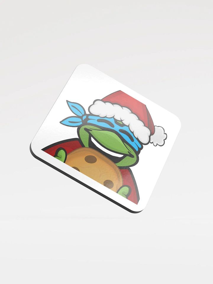 Leo Santa Glossed Cork Coaster product image (2)