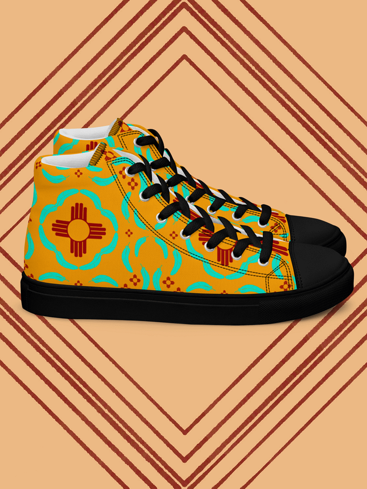 Zia Turquoise Feather High Tops product image (2)