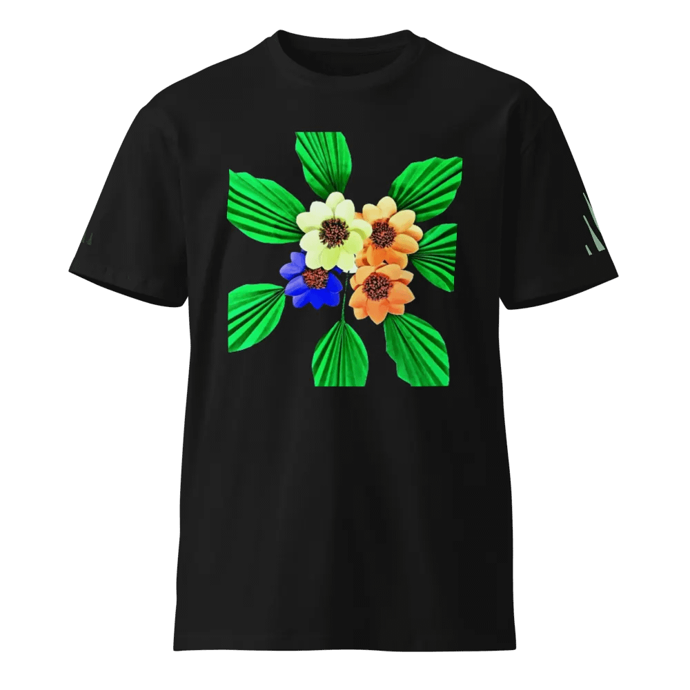 Floral Harmony Unisex Premium T-Shirt product image (1)