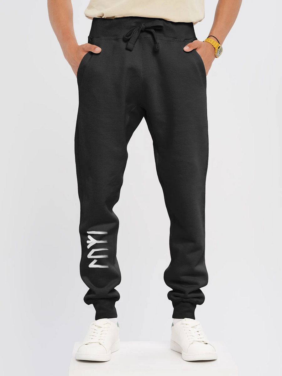 Nordische Runen | Luzi Runen weiss | Lane Seven Fleece Joggers product image (5)