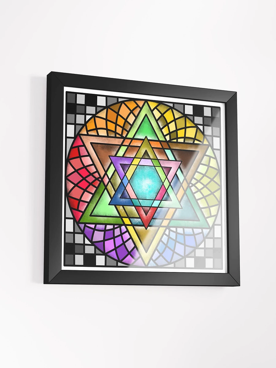 Star of David Stained Glass Art product image (4)