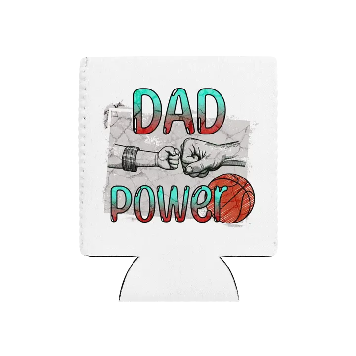 Dad Power Basketball Can Cooler - Slam Dunk Edition product image (1)