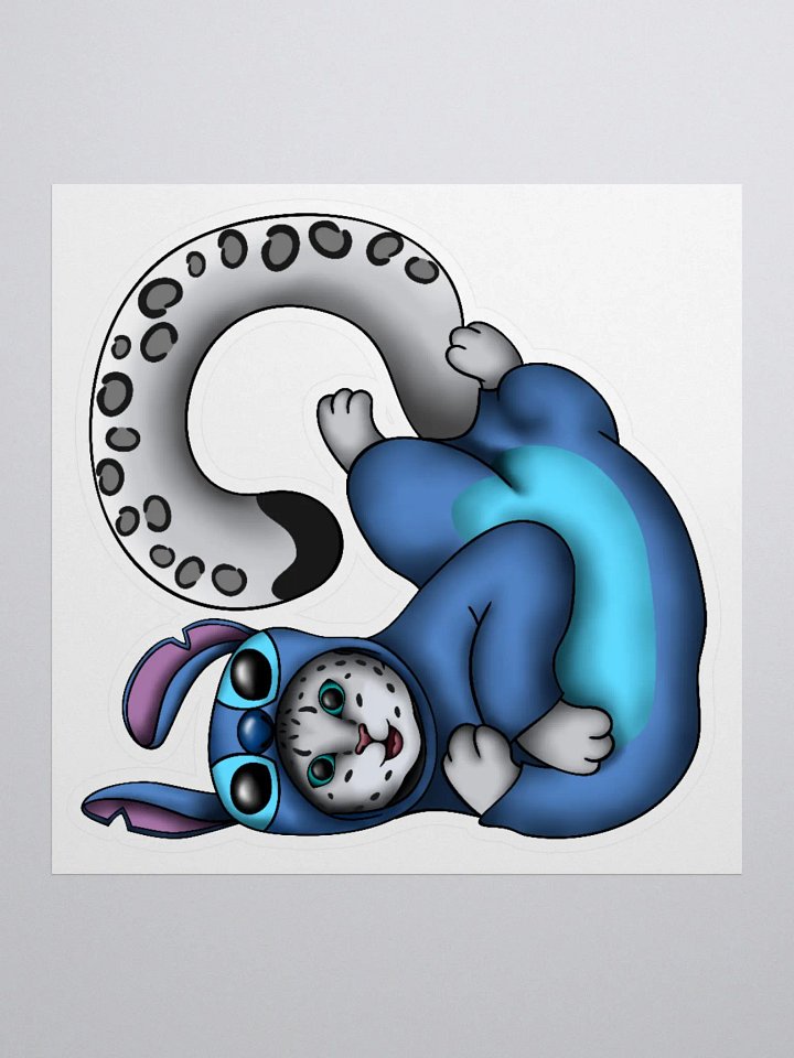 Snow Meow Stitch 1 Sticker product image (3)