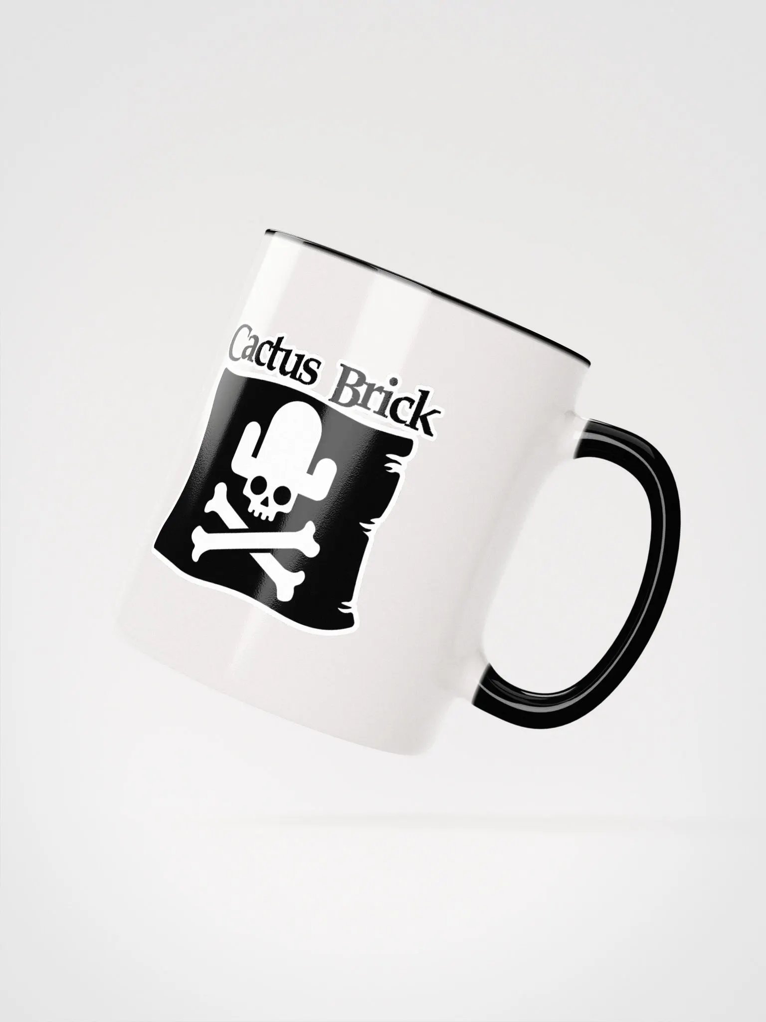 Cactus Brick (Mug) - Pirate Flag product image (5)