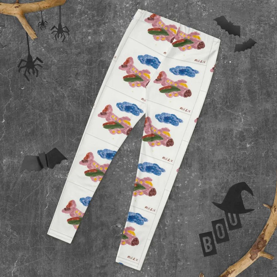 Kid Airplane (All-Over Print Leggings) product image (6)