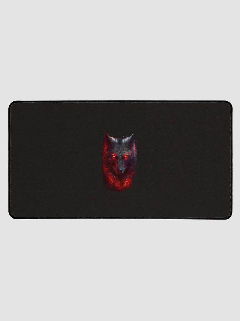 Fierce Wolf Illuminated Desk Mat