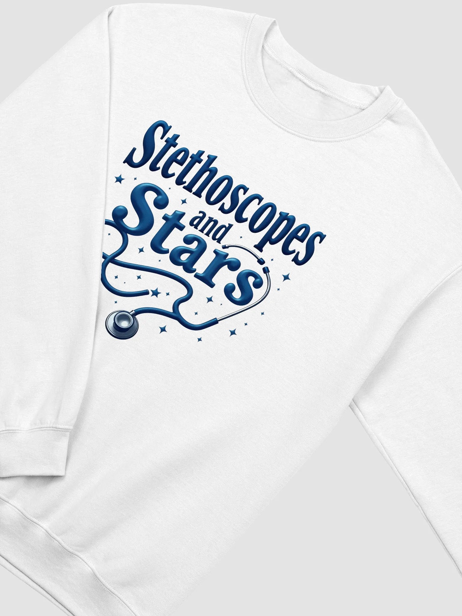 Stethoscopes and Stars Crewneck Sweatshirt product image (13)