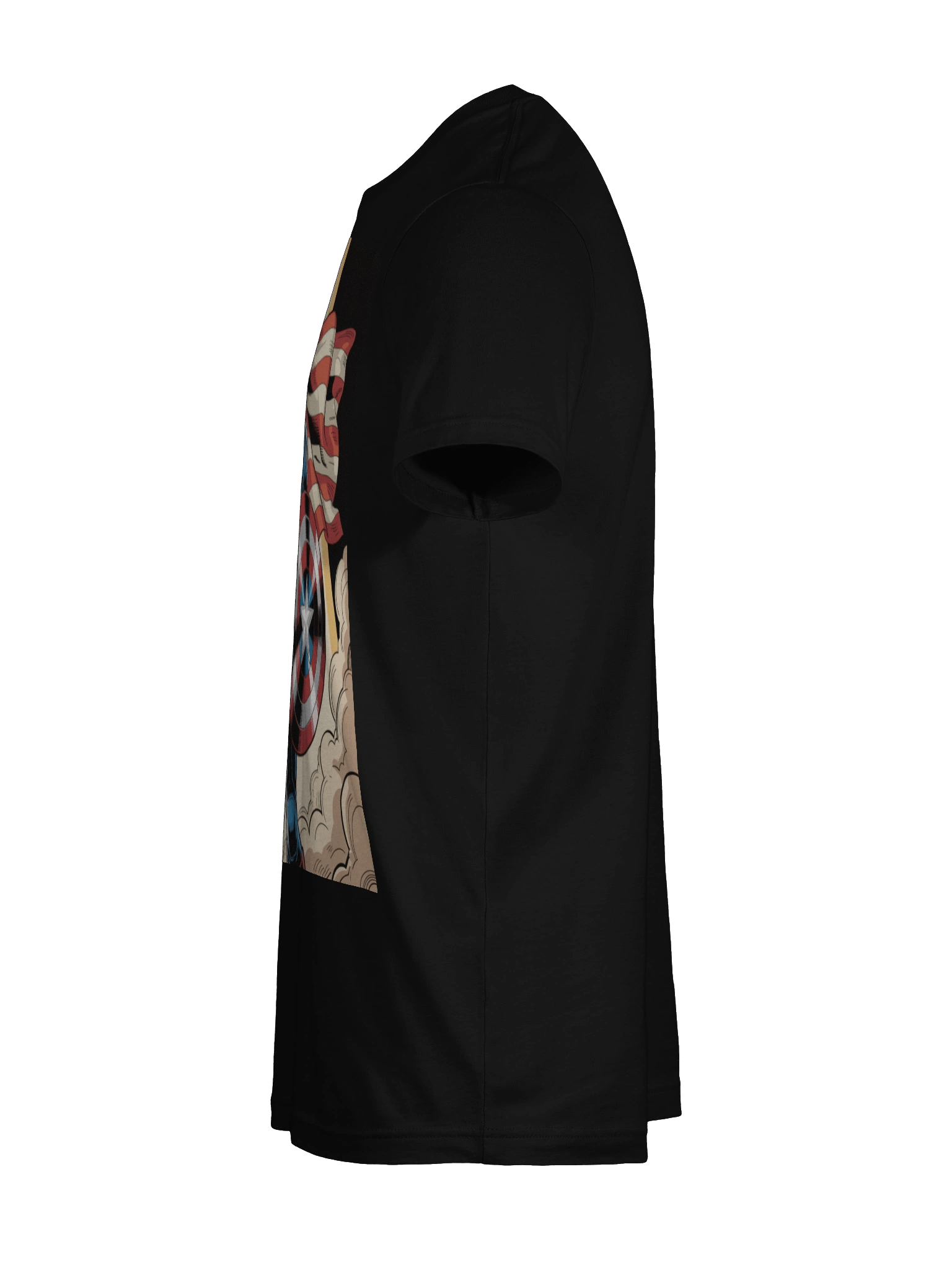Starlit Oath: Captain America Flag-Borne Vigil T-Shirt product image (11)