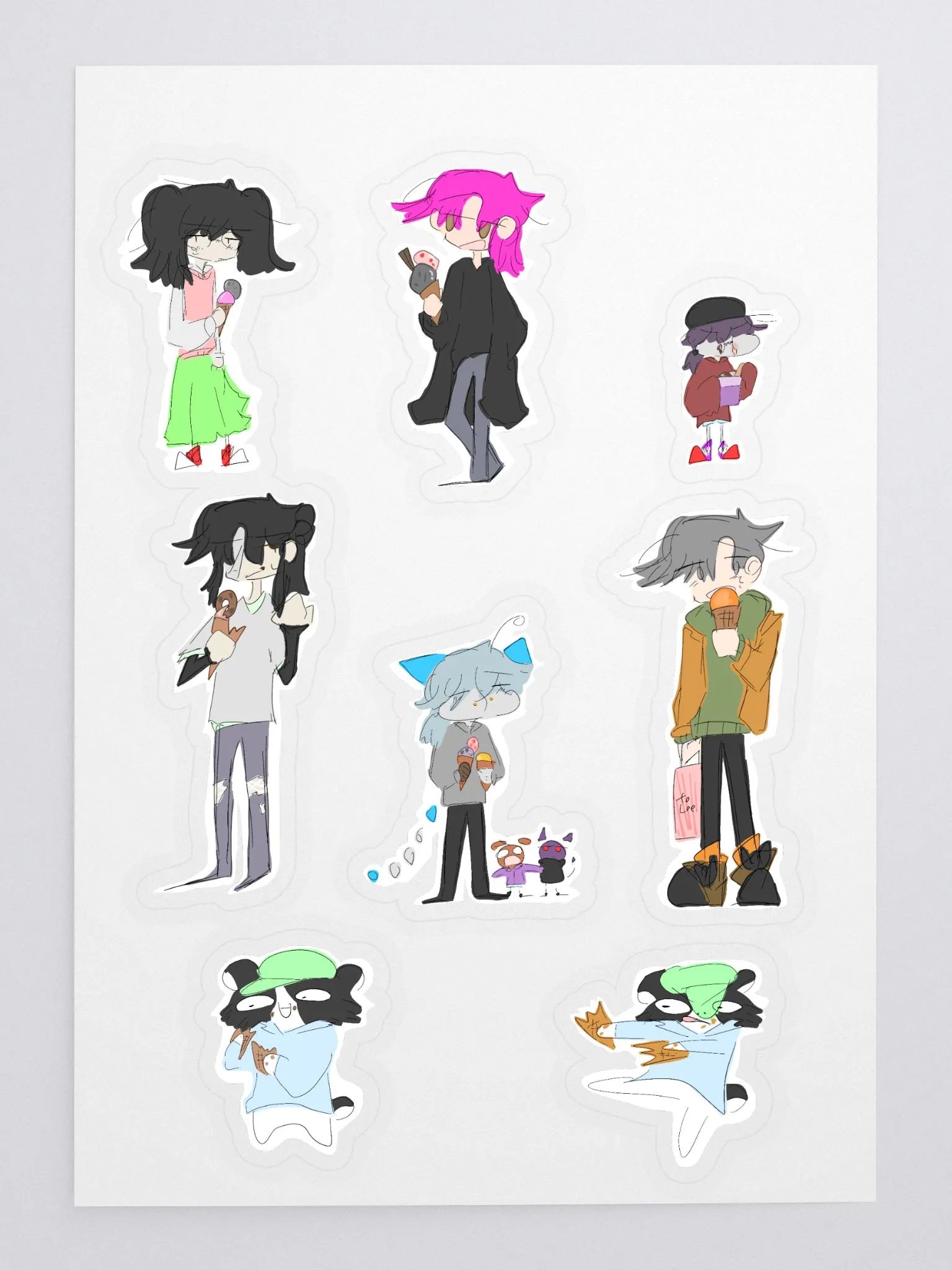 Moon savers sticker + Hampan and Ray product image (3)