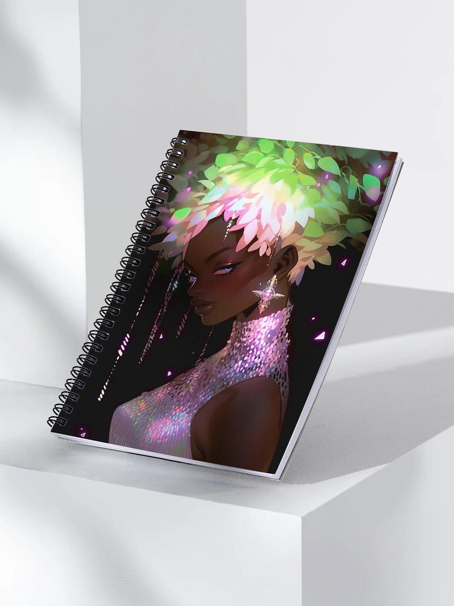 Luminous Petals Spiral Notebook product image (3)