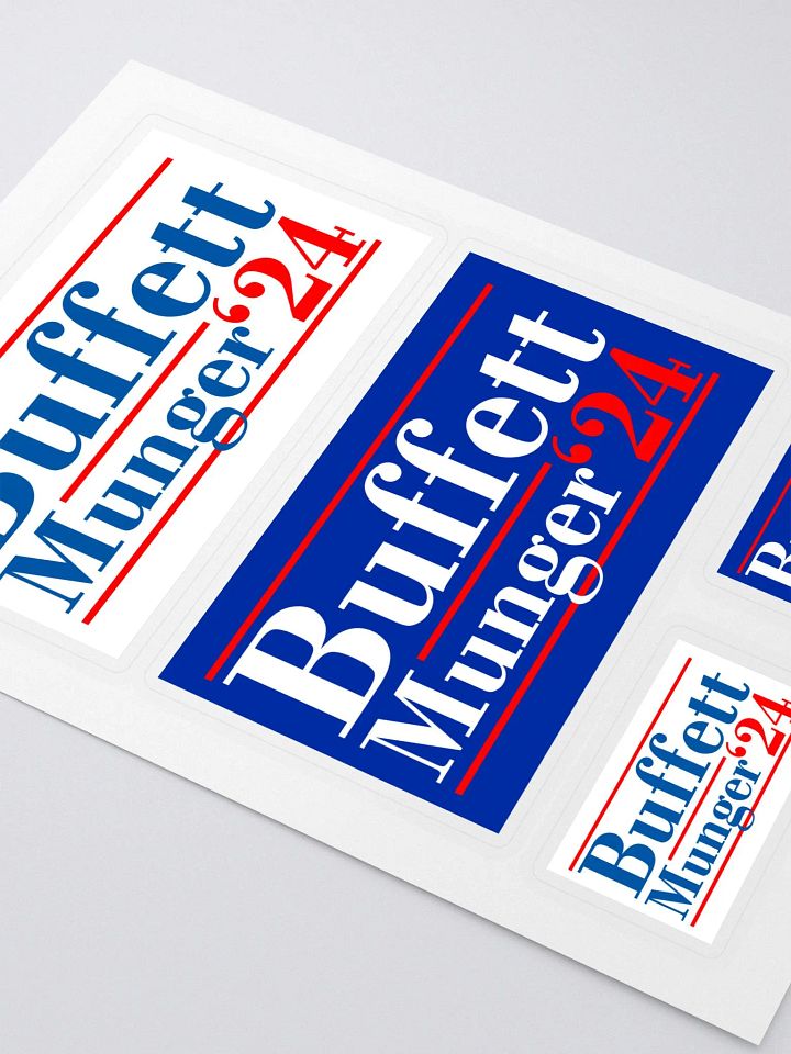 Buffett Munger '24, Sticker Sheet product image (2)