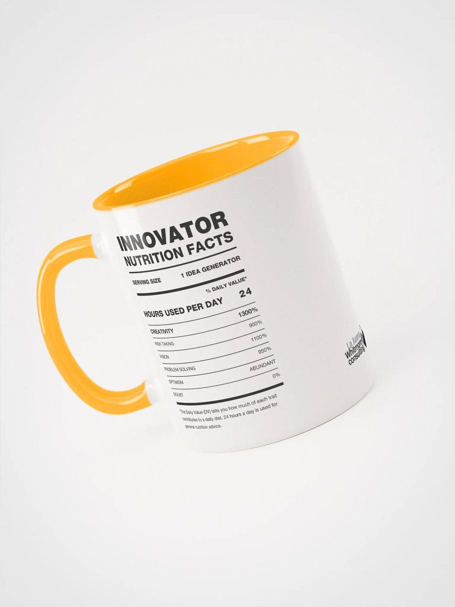 INNOVATOR Nutrition Facts Ceramic Mug product image (3)