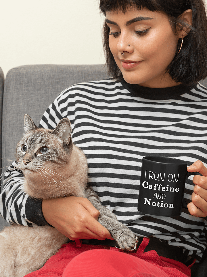 Black Caffeine and Notion Lover Mug product image (1)