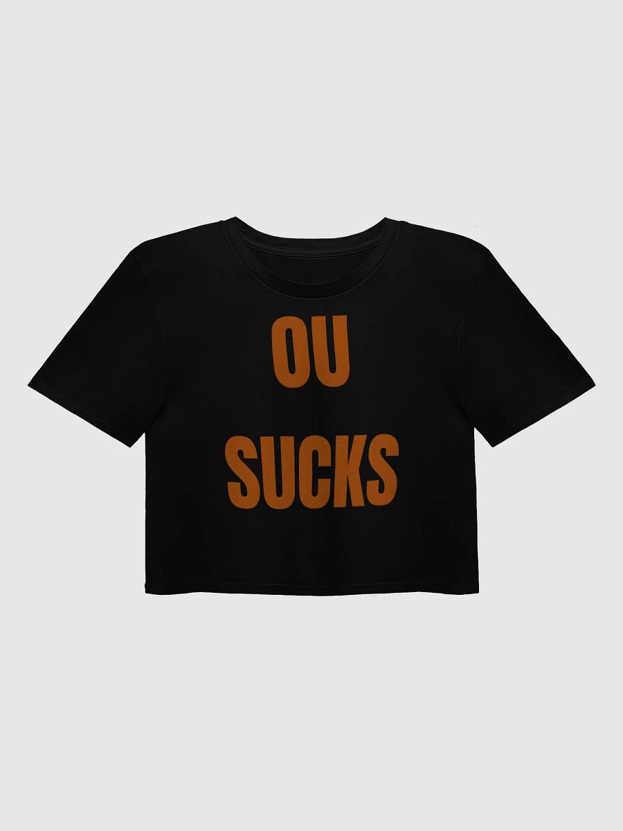 OU Sucks Crop Top product image (4)