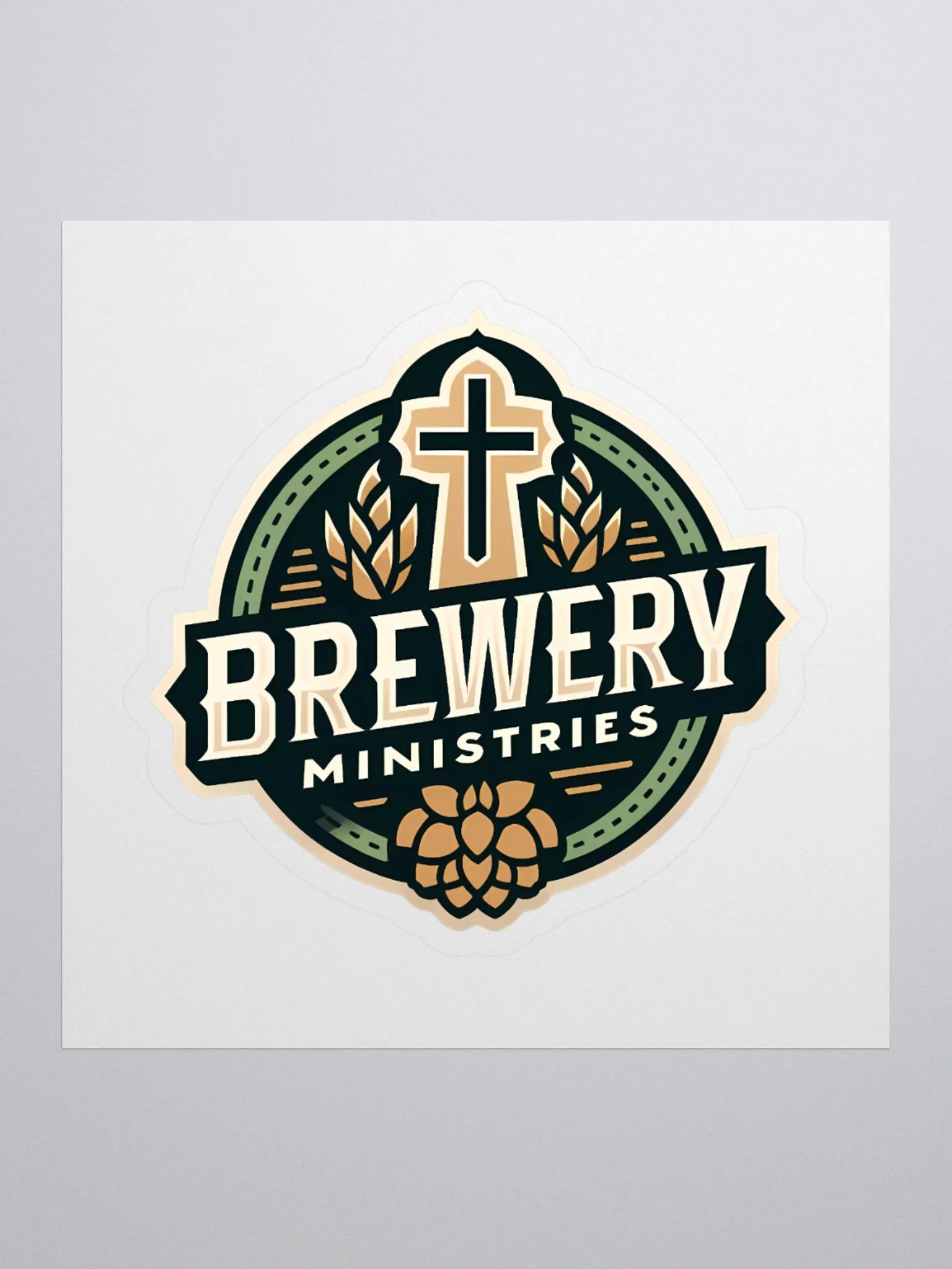 Brewery Ministries Sticker - Hops Logo product image (1)