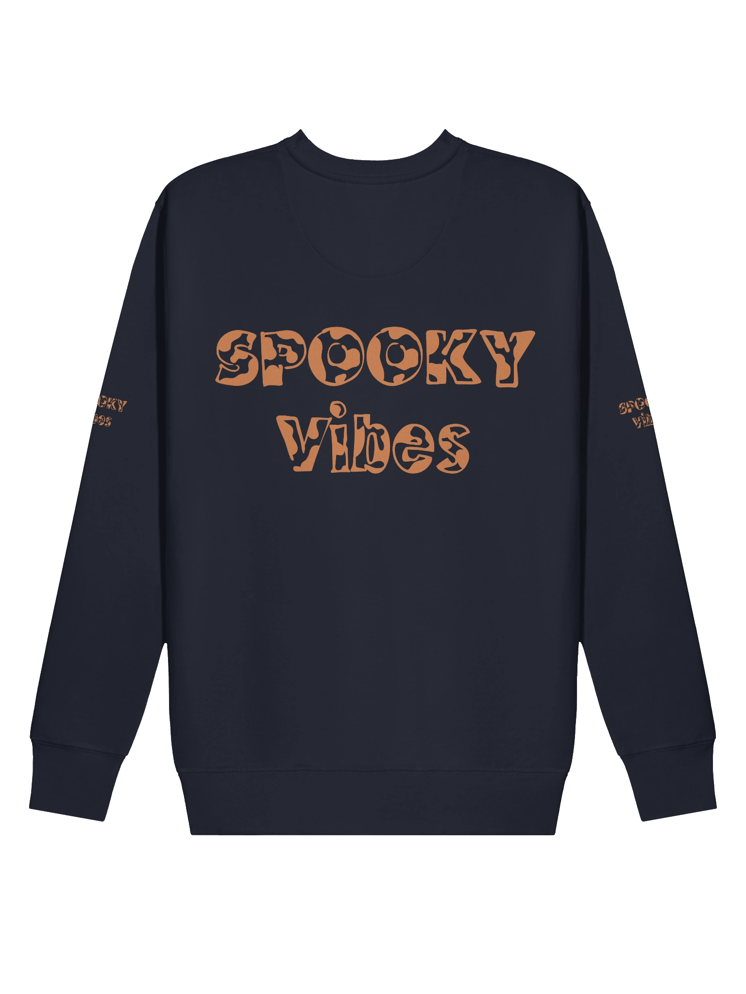Spooky Vibes Halloween Typography Sweatshirt product image (48)