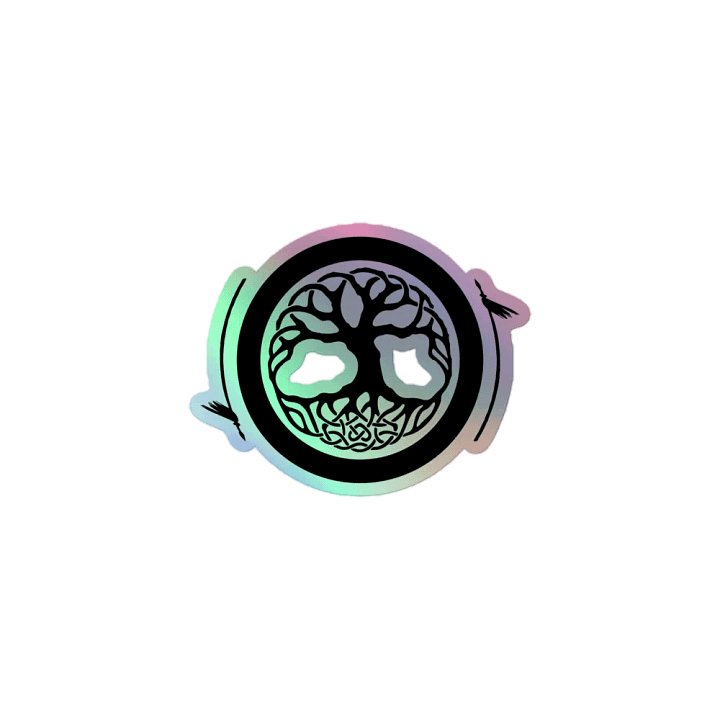 Iron Tree Dojo Black Holographic Logo Sticker product image (1)